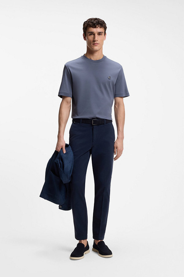 ΜΠΛΟΥΖΑ T-SHIRT BOSS - 466 ΜΠΛΕ